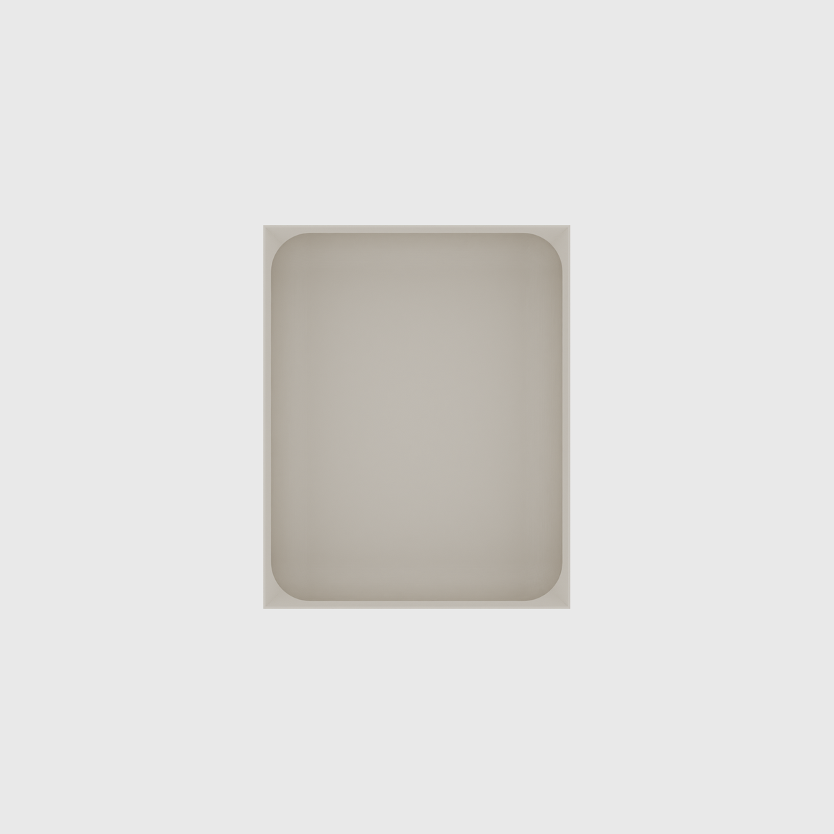 Medium tray organiser – 5x4 (147.5 × 118 mm) in Muted White