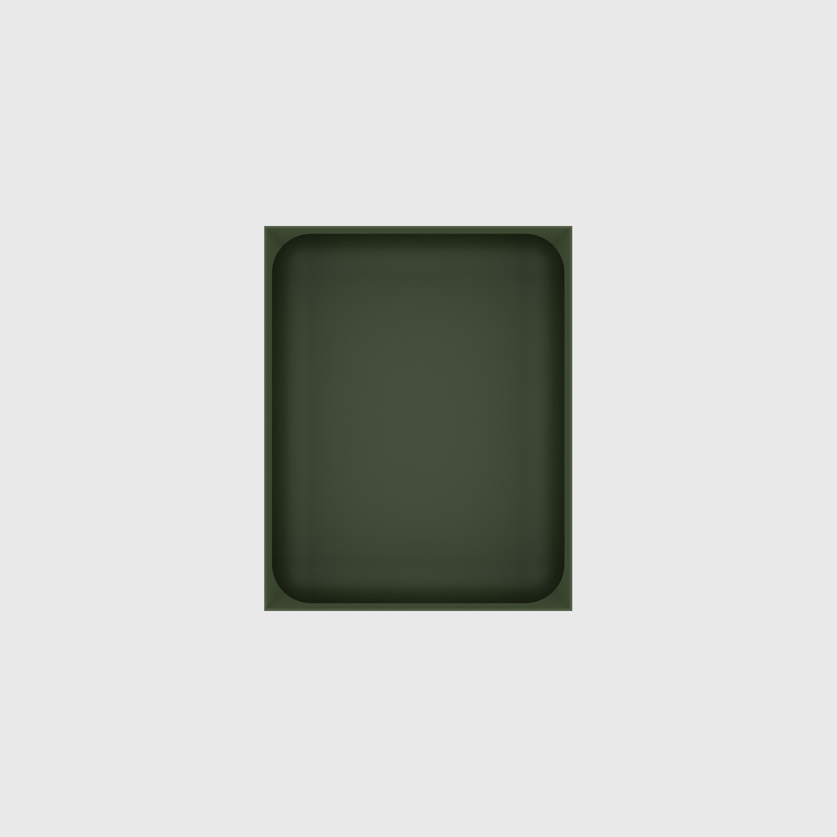 Medium tray organiser – 5x4 (147.5 × 118 mm) in Olive Green