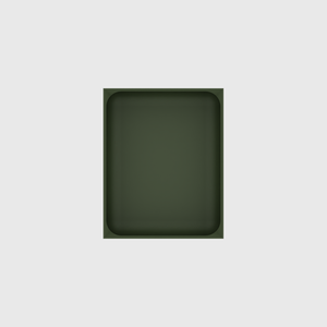 Medium tray organiser – 5x4 (147.5 × 118 mm) in Olive Green