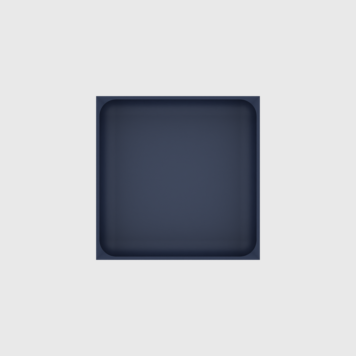 Medium tray organiser – 5x5 (147.5 × 147.5 mm) in Army Blue