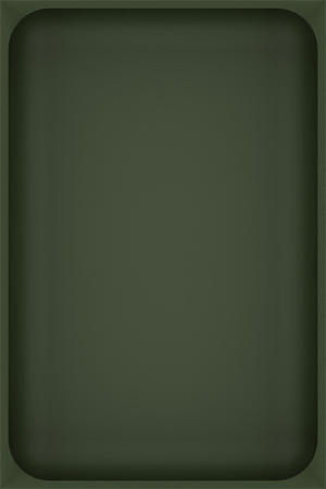 Medium tray organiser – 6x4 (177 × 118 mm) in Olive Green