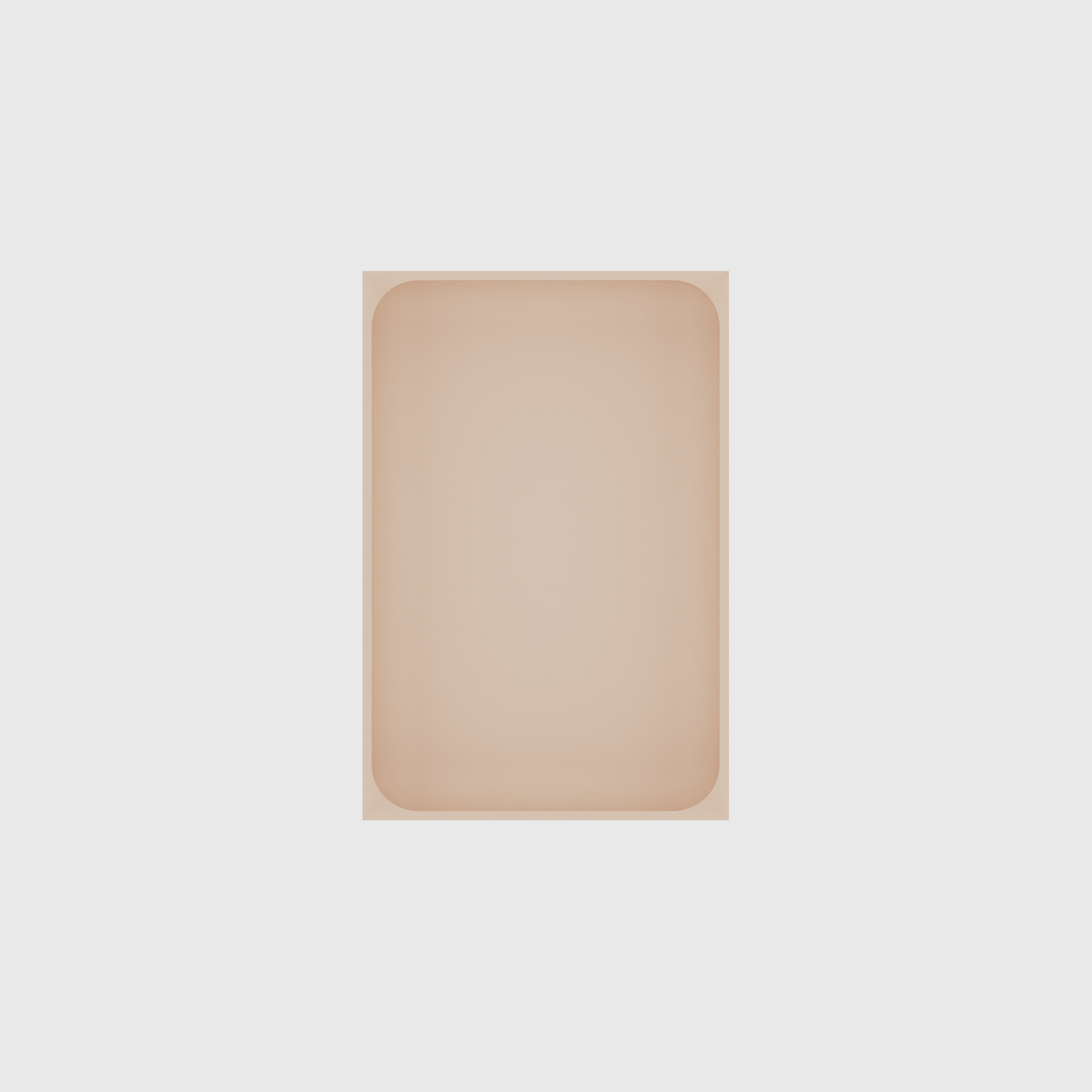 Medium tray organiser – 6x4 (177 × 118 mm) in Army Beige