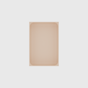 Medium tray organiser – 6x4 (177 × 118 mm) in Army Beige