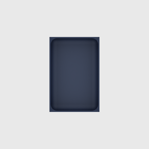 Medium tray organiser – 6x4 (177 × 118 mm) in Army Blue