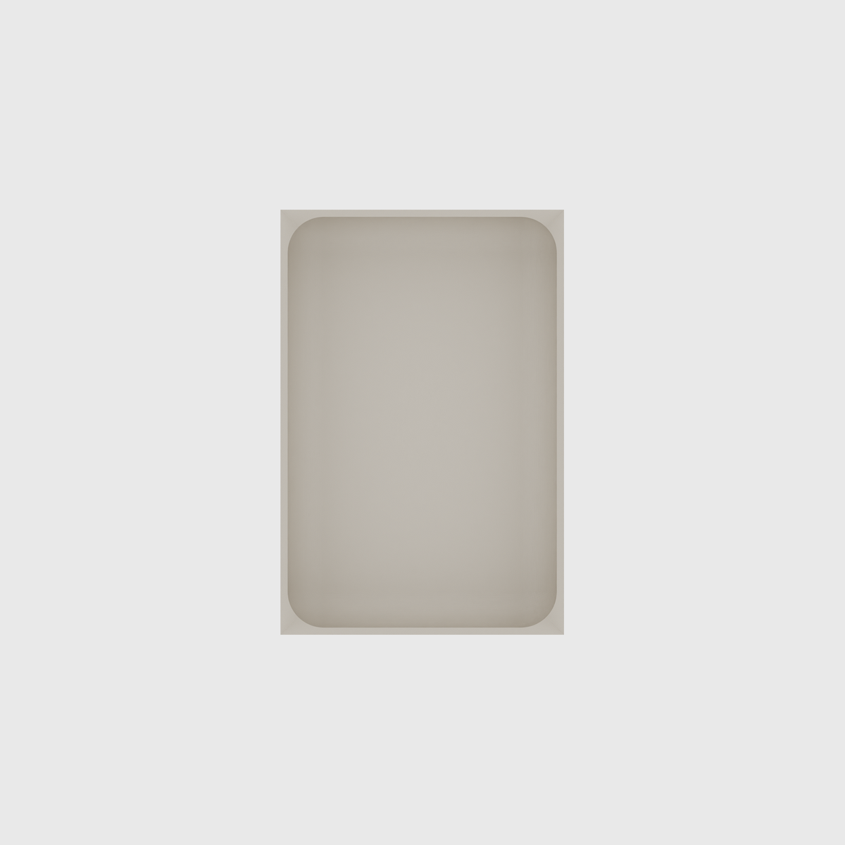 Medium tray organiser – 6x4 (177 × 118 mm) in Muted White