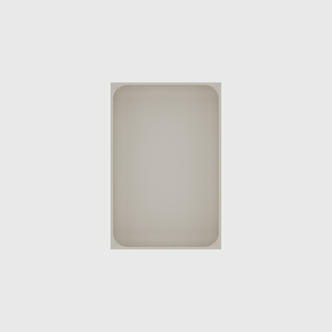 Medium tray organiser – 6x4 (177 × 118 mm) in Muted White