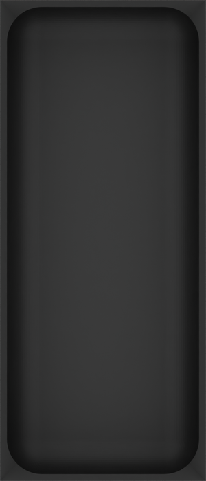 Medium tray organiser – 7x3 (206.5 × 88.5 mm) in Charcoal Black