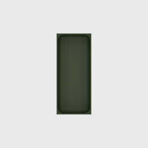 Medium tray organiser – 7x3 (206.5 × 88.5 mm) in Olive Green