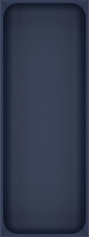 Medium tray organiser – 8x3 (236 × 88.5 mm) in Army Blue