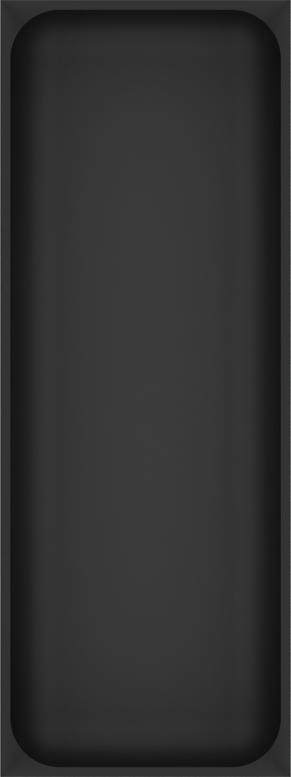Medium tray organiser – 8x3 (236 × 88.5 mm) in Charcoal Black