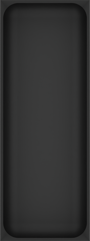 Medium tray organiser – 8x3 (236 × 88.5 mm) in Charcoal Black