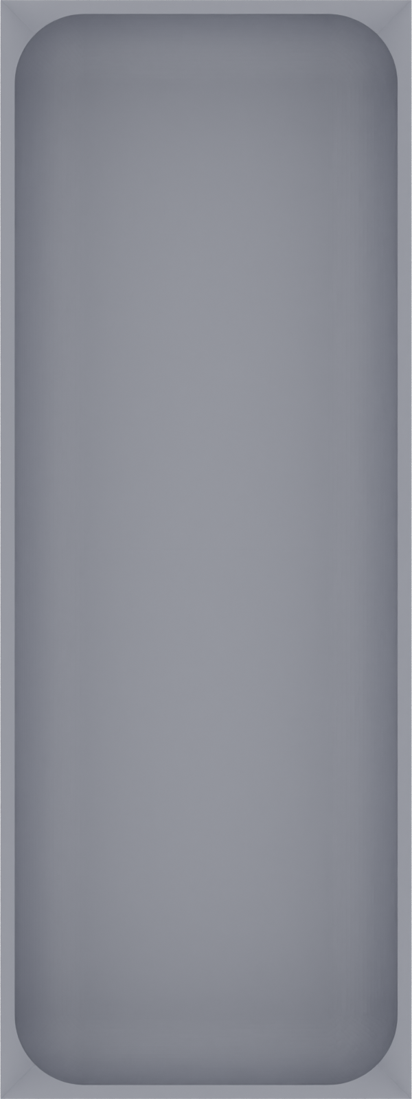 Medium tray organiser – 8x3 (236 × 88.5 mm) in Fossil Grey