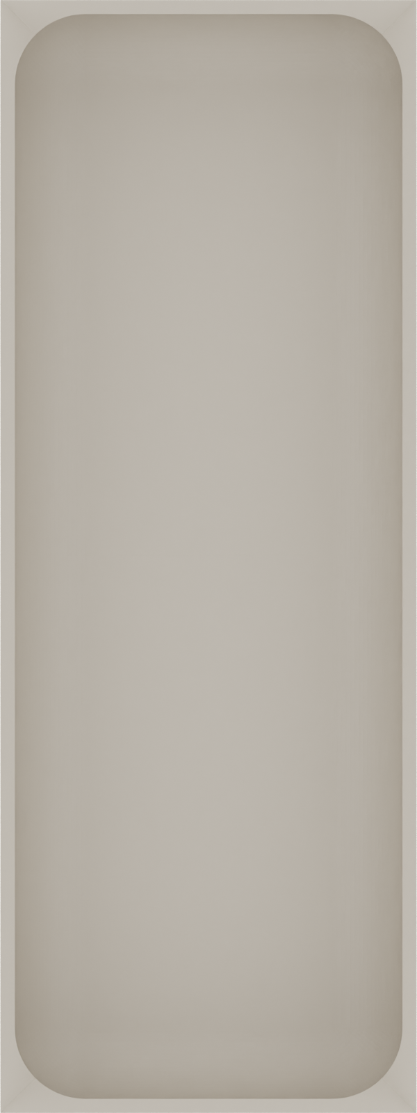 Medium tray organiser – 8x3 (236 × 88.5 mm) in Muted White