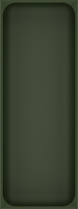 Medium tray organiser – 8x3 (236 × 88.5 mm) in Olive Green