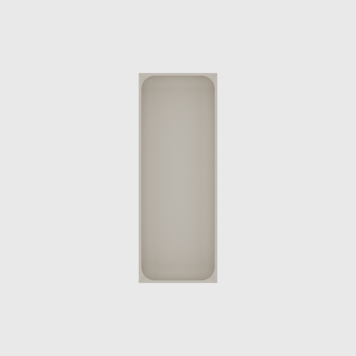 Medium tray organiser – 8x3 (236 × 88.5 mm) in Muted White