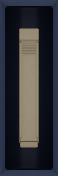 Micro strip organiser – 3x1 (88.5 × 29.5 mm) — example contents in Army Blue