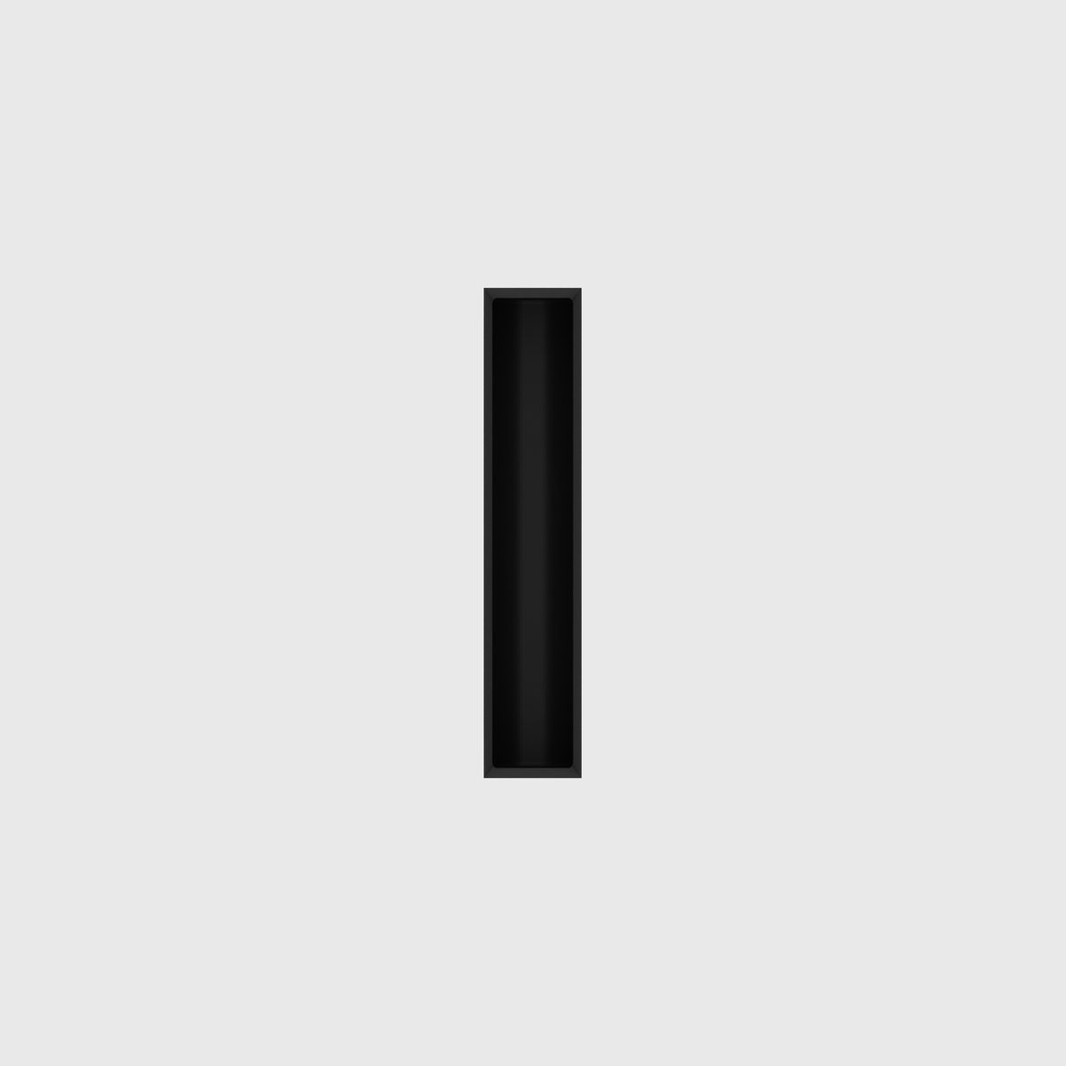 Micro strip organiser – 5x1 (147.5 × 29.5 mm) in Charcoal Black