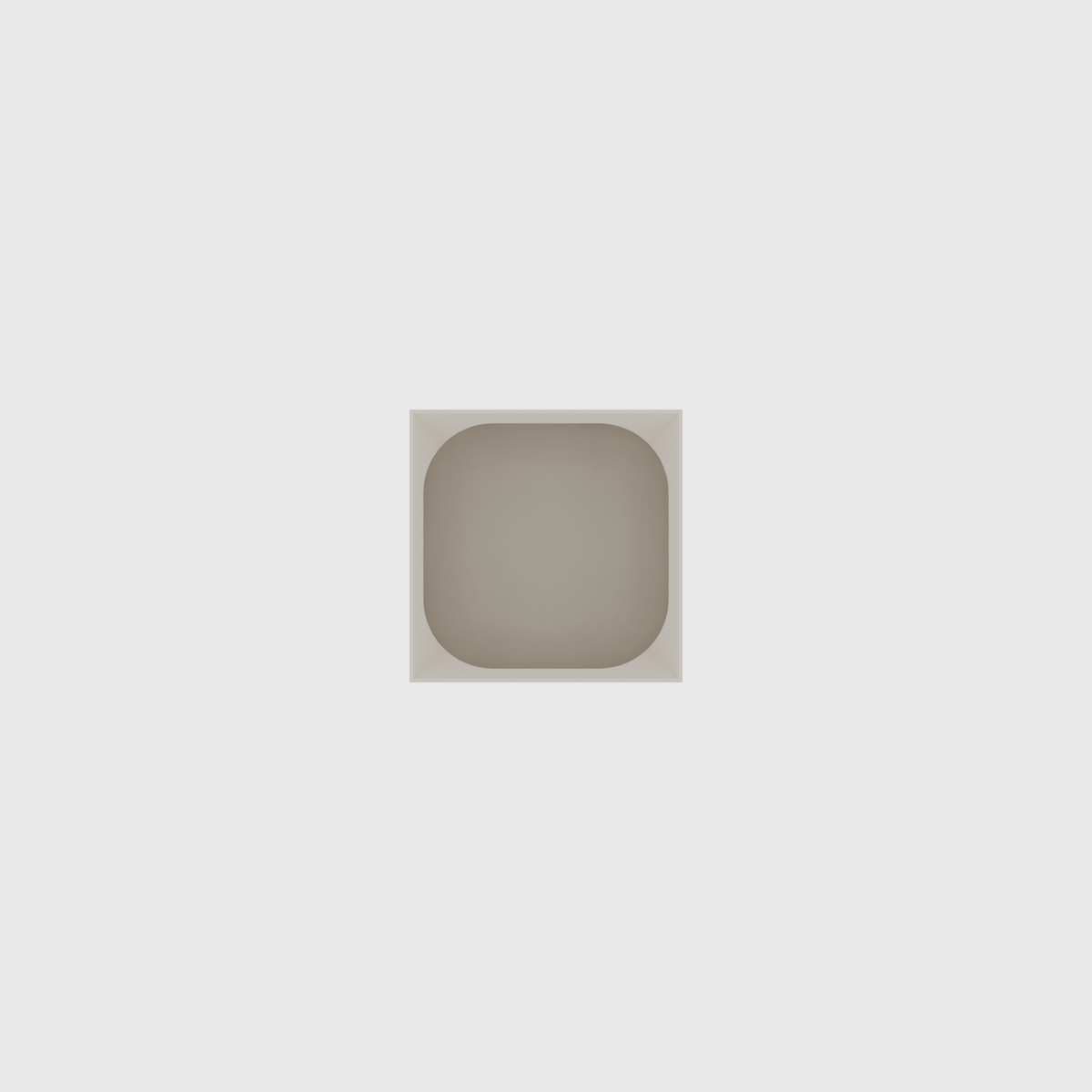 Mini tray organiser – 2x2 (59 × 59 mm) in Muted White