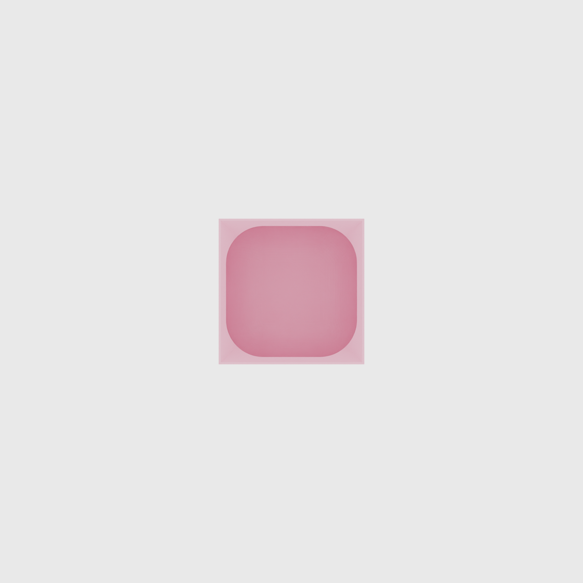 Mini tray organiser – 2x2 (59 × 59 mm) in Sakura Pink