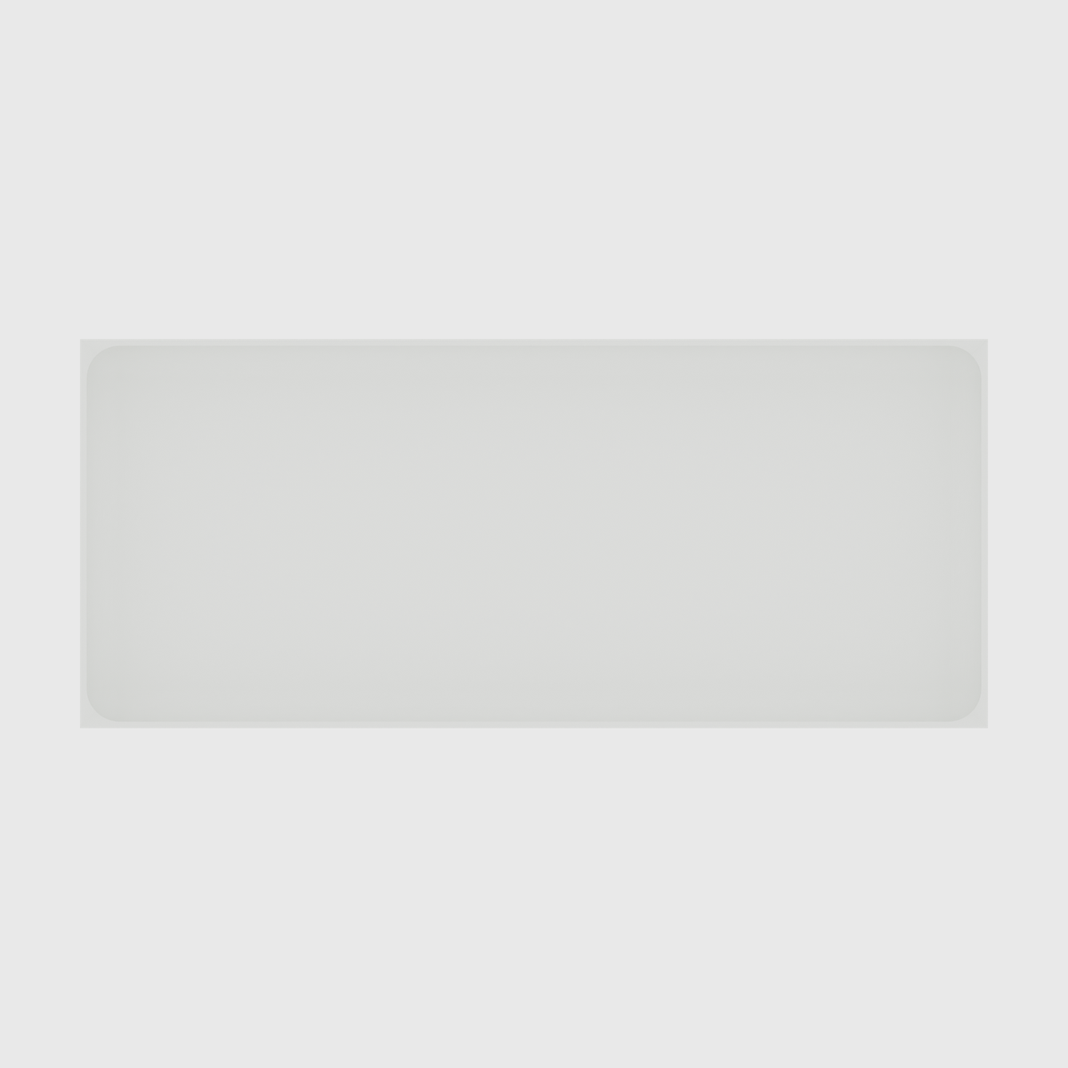 Misc Rectangle Module 6x14 in Cotton White