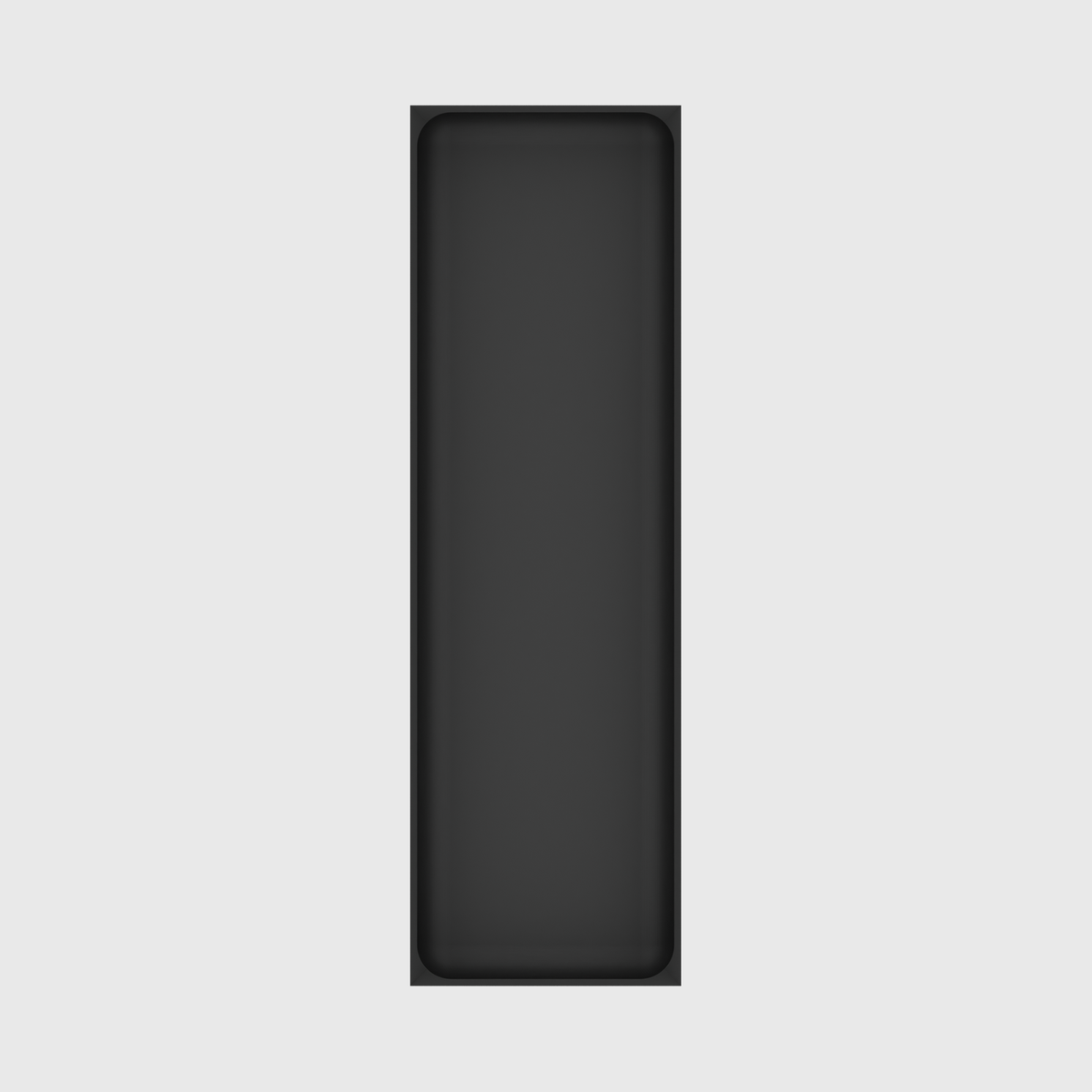 Misc Square Concave 13x4 in Charcoal Black