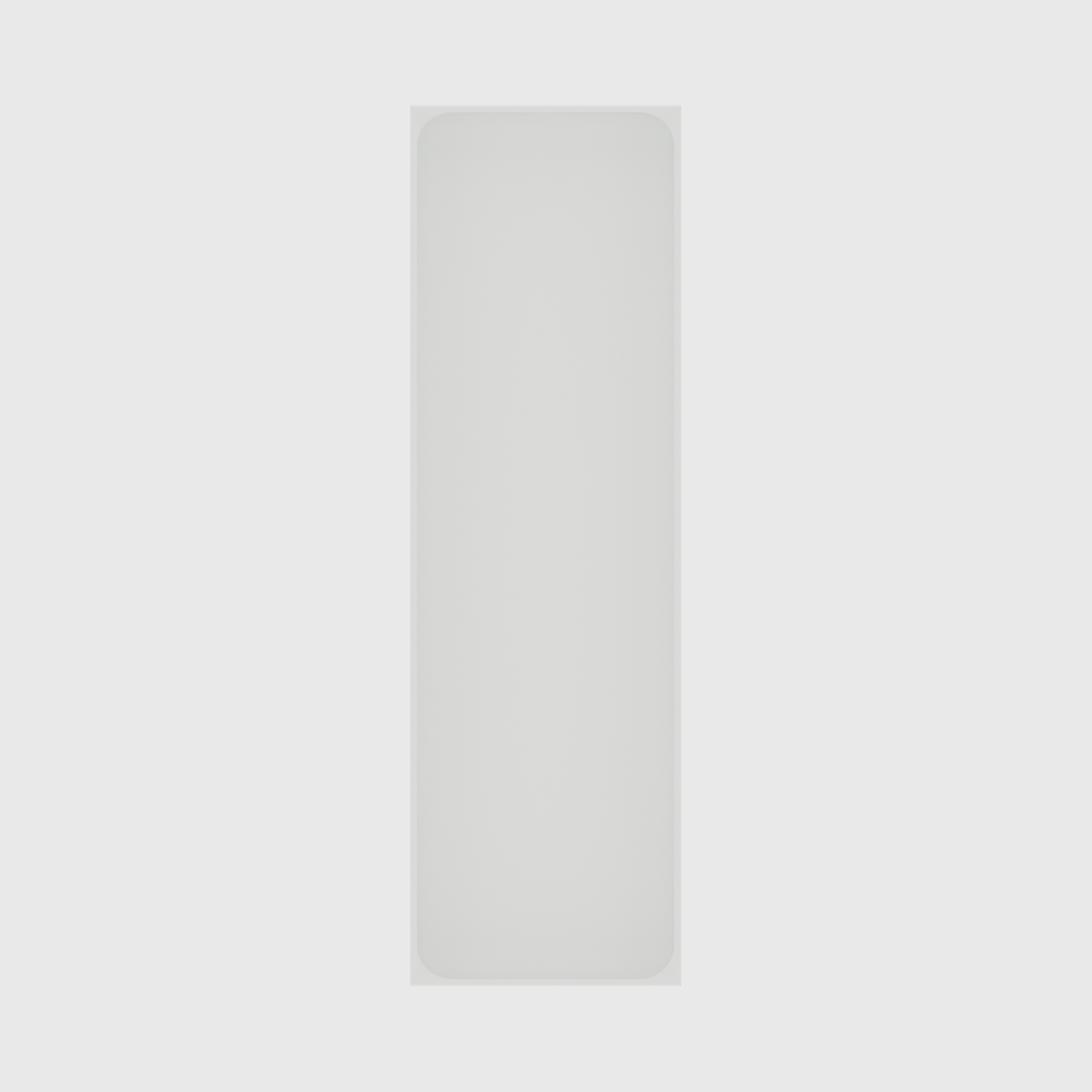 Misc Square Concave 13x4 in Cotton White