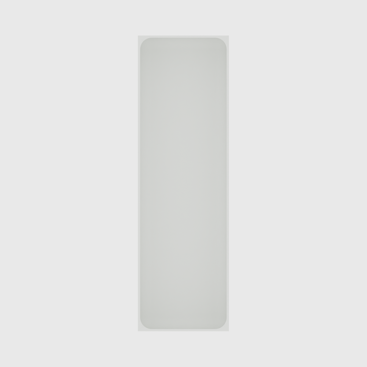 Misc Square Concave Double Stack 13x4 in Cotton White