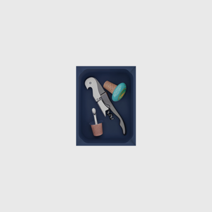 Small Tools & Essentials Organiser in Army Blue — 4×3 modular drawer organiser, food-safe PLA bioplastic