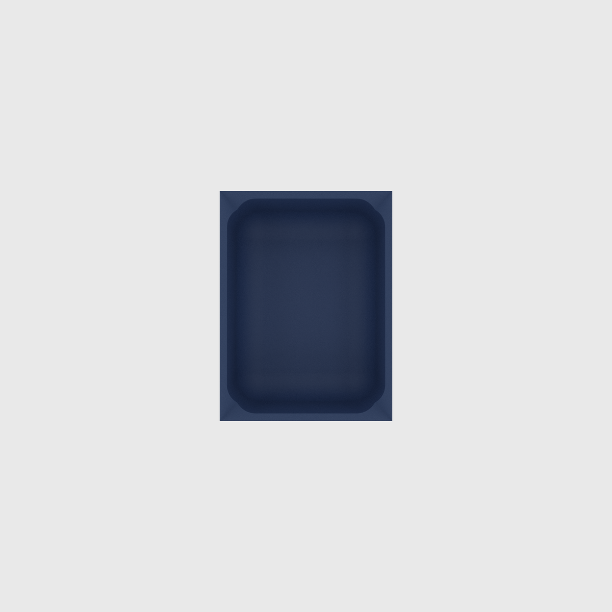 Small Tools & Essentials Organiser in Army Blue — 4×3 modular drawer organiser, food-safe PLA bioplastic, alternate angle