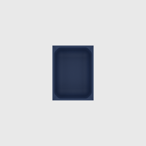 Small Tools & Essentials Organiser in Army Blue — 4×3 modular drawer organiser, food-safe PLA bioplastic, alternate angle
