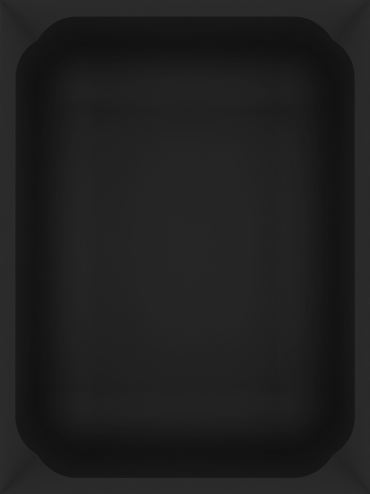 Misc Rectangle Concave 4x3 - Drawer Builder - Charcoal Black - Hidden