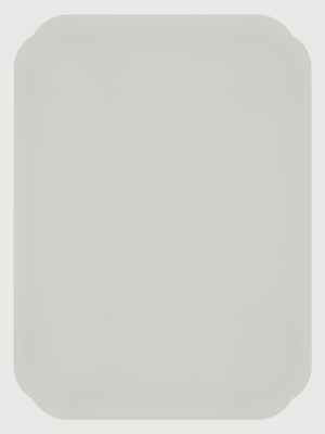 Misc Rectangle Concave 4x3 - Drawer Builder - Cotton White - Hidden