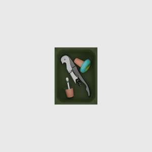 Small Tools & Essentials Organiser in Olive Green — 4×3 modular drawer organiser, food-safe PLA bioplastic