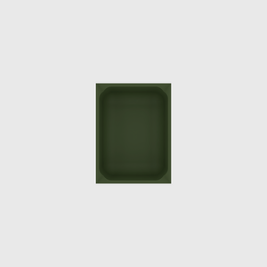 Small Tools & Essentials Organiser in Olive Green — 4×3 modular drawer organiser, food-safe PLA bioplastic, alternate angle