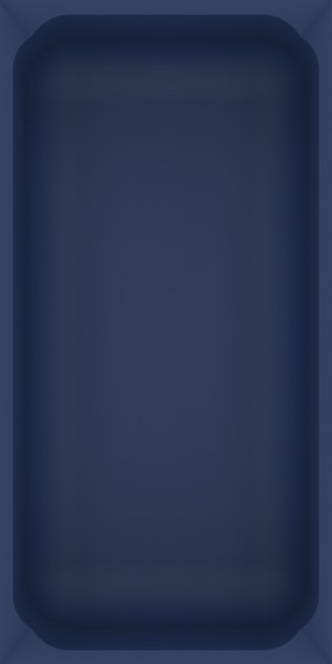 Medium Rectangle Organiser in Army Blue — 6×3 modular drawer organiser, food-safe PLA bioplastic, drawer-builder placement outline showing the module footprint