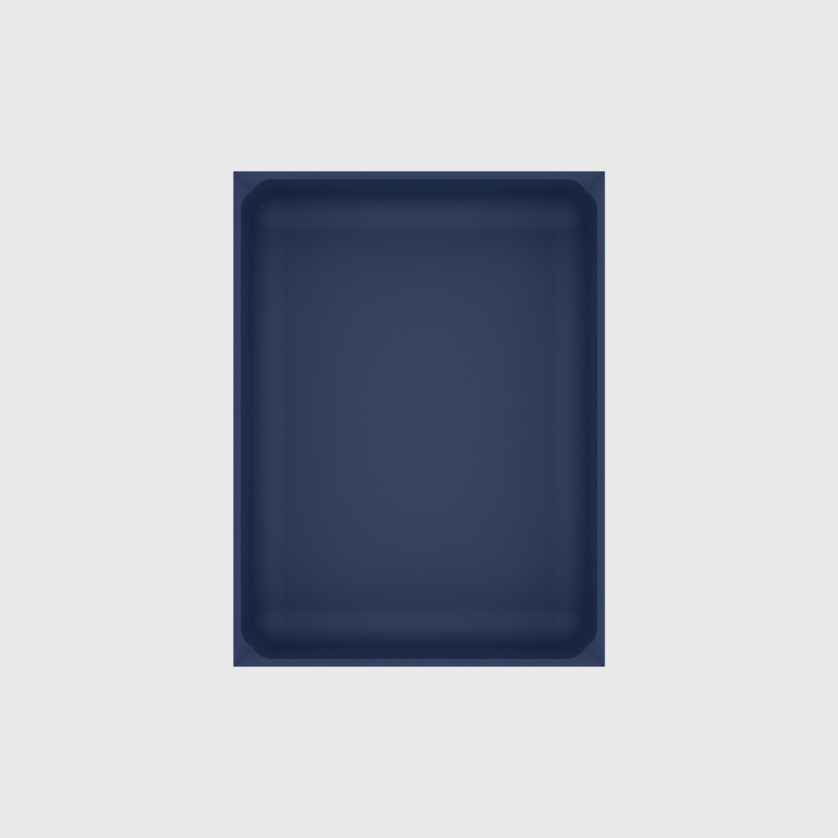 Versatile Rectangle Kitchen Organiser in Army Blue — 8×6 modular drawer organiser, food-safe PLA bioplastic, alternate angle