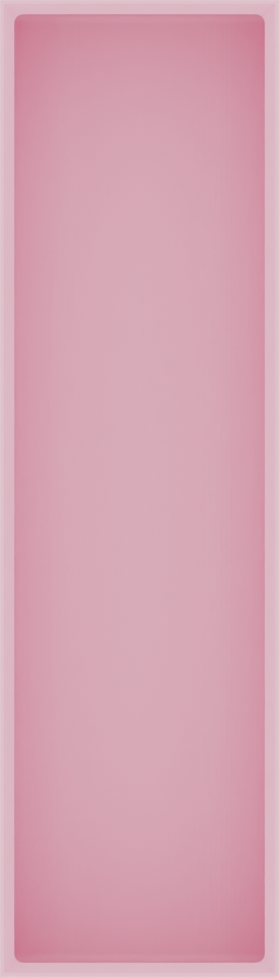 Slim tray organiser – 7x2 (206.5 × 59 mm) in Sakura Pink