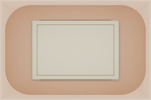 Small tray organiser – 2×3 (59 × 88.5 mm) in Army Beige, shown with a matchbox. Top view.