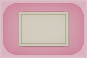 Small tray organiser – 2×3 (59 × 88.5 mm) in Sakura Pink, shown with a matchbox. Top view.