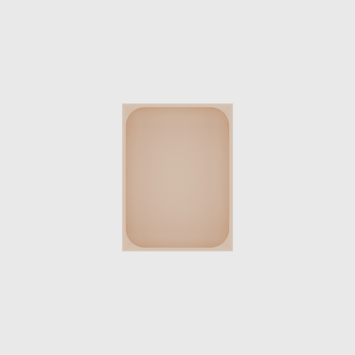 Small tray organiser – 4x3 (118 × 88.5 mm) in Army Beige