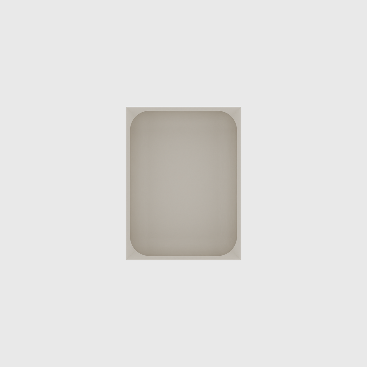 Small tray organiser – 4x3 (118 × 88.5 mm) in Muted White