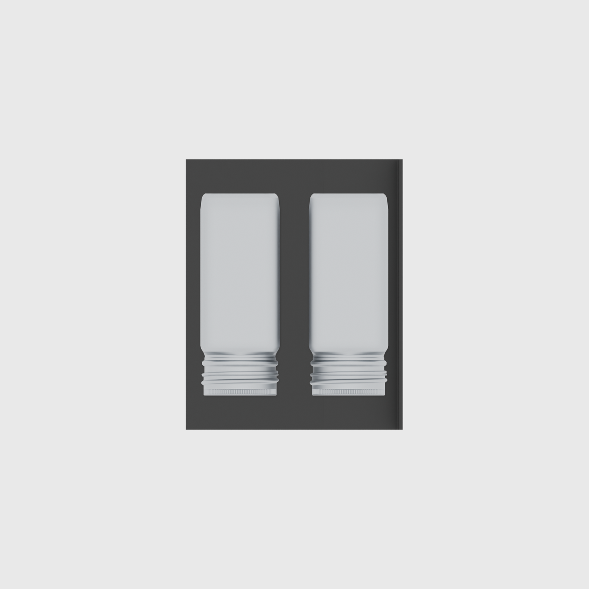 Spice rack organiser – 5x4 (147.5 × 118 mm) — example contents in Charcoal Black