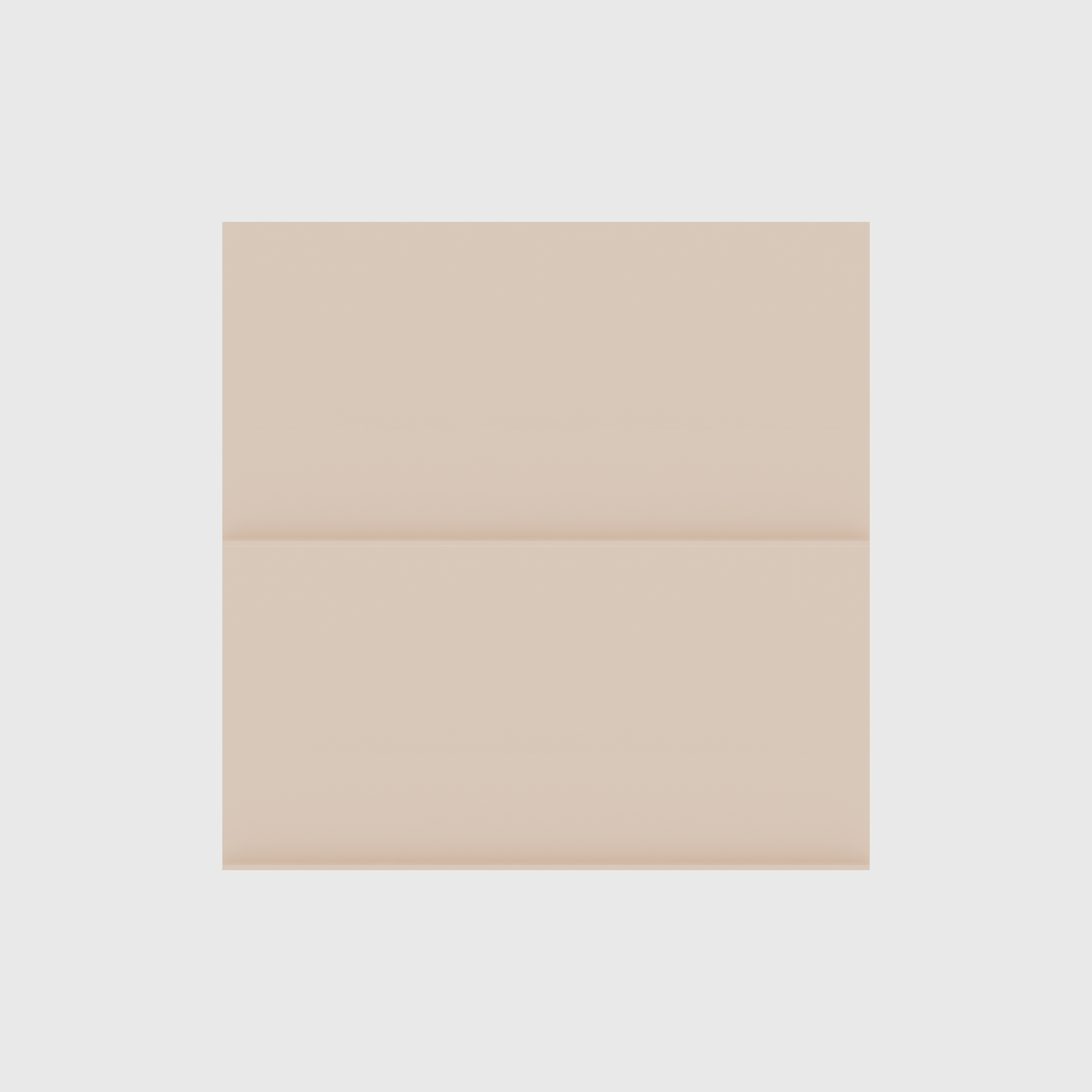 Two-Row Spice Drawer Organiser Set – 236 × 236 mm in Army Beige, empty organiser layout.