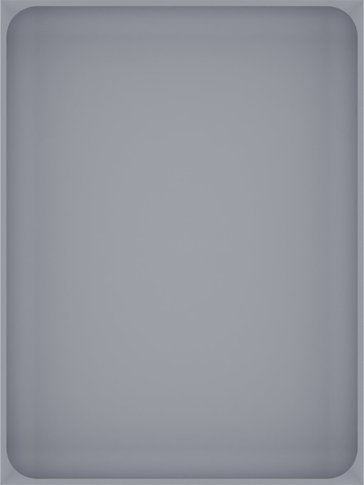 Large tray organiser – 8x6 (236 × 177 mm) in Fossil Grey
