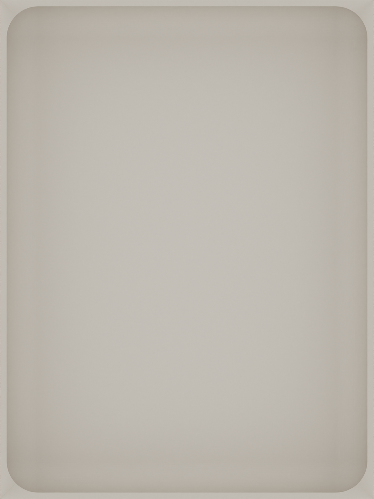 Large tray organiser – 8x6 (236 × 177 mm) in Muted White