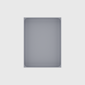 Large tray organiser – 8x6 (236 × 177 mm) in Fossil Grey