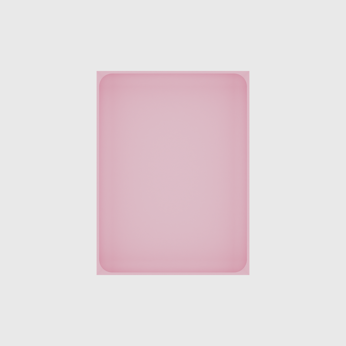 Large tray organiser – 8x6 (236 × 177 mm) in Sakura Pink