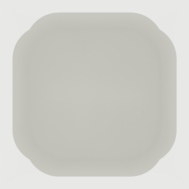 Misc Rectangle Concave 2x2 - Drawer Builder - Cotton White - Hidden